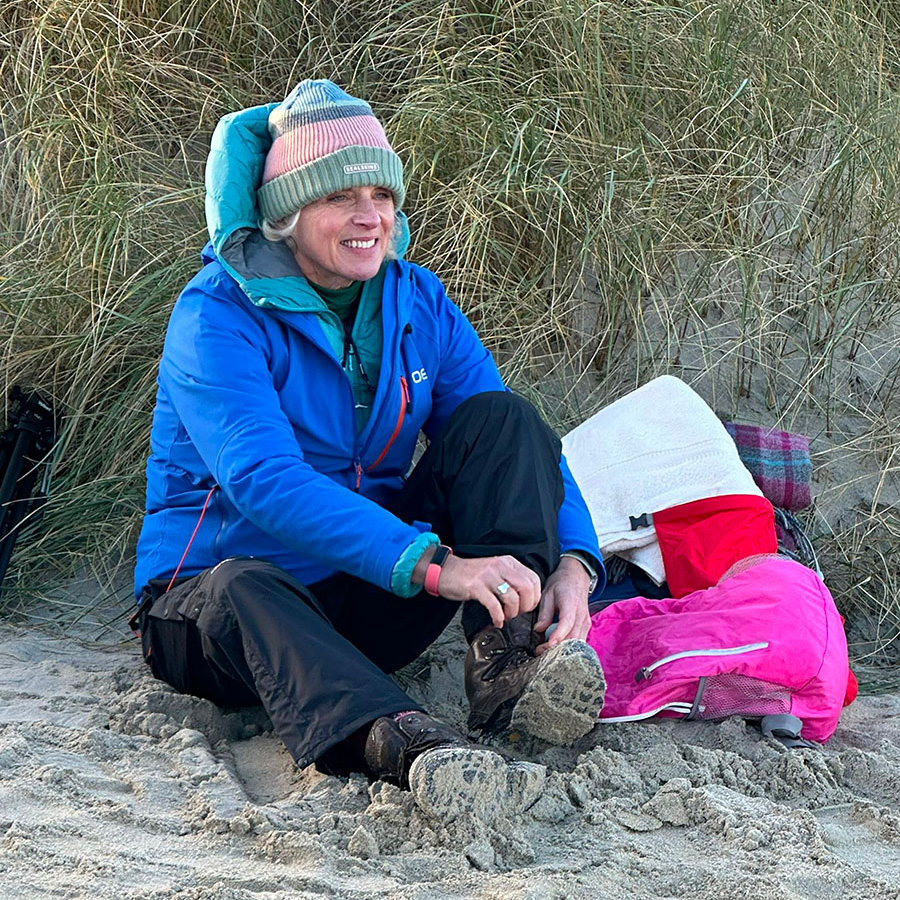 Deborah Sloan Celebrant on the beach square